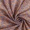 Chiffon Millefleurs – indigo/oranje,  thumbnail number 3