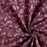 Katoenen stof Cretonne delicate bloemen – druif,  thumbnail number 3