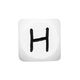 Houten letters H – wit | Rico Design,  thumbnail number 1