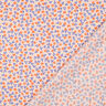 GOTS Katoenpopeline Losse bloemen | Poppy Fabrics – natuur/perzik sinaasappel,  thumbnail number 5