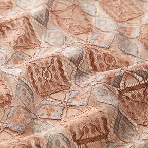 Kanten stof ornamenten – licht oudroze, 