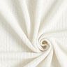 Chenille Breijacquard Glitter – ivoor/zilver metallic | Stofrestant 110cm,  thumbnail number 1
