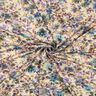 Viscosejersey bloemen en takken digitale print – zand/turkoois,  thumbnail number 3