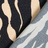 Viscosestof abstract zebrapatroon – zwart/lichtbeige,  thumbnail number 4