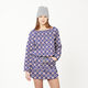 Softsweat Noors patroon – indigo/zalm,  thumbnail number 6