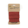 Biasband Biologische katoenjersey [3 m | 20 mm] – terracotta,  thumbnail number 1