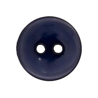 Blouseknoop effen - marineblauw, 