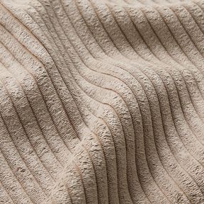 Bekledingsstof zacht corduroy – taupe, 