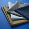 Regenjasstof effen – marineblauw,  thumbnail number 5