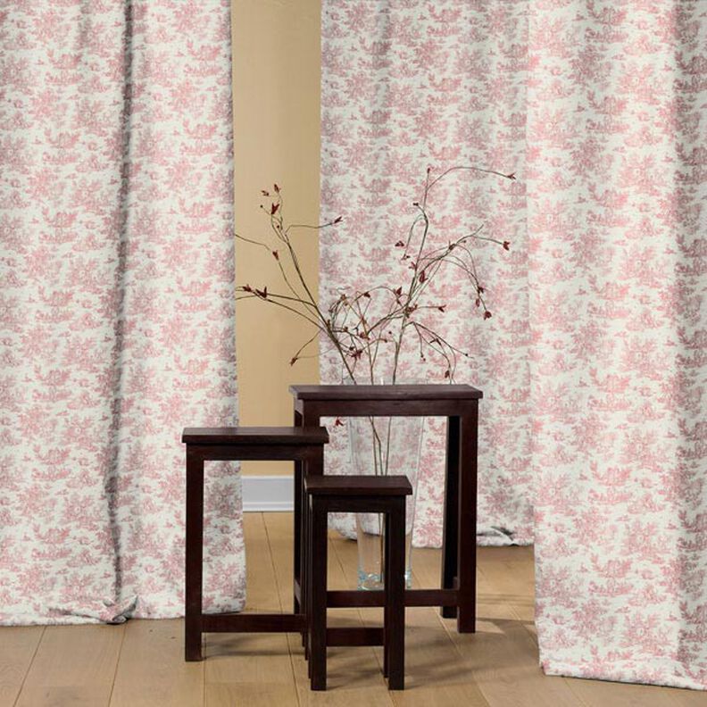 Katoenen stof Mini Pastorale 280 cm – rood,  image number 4