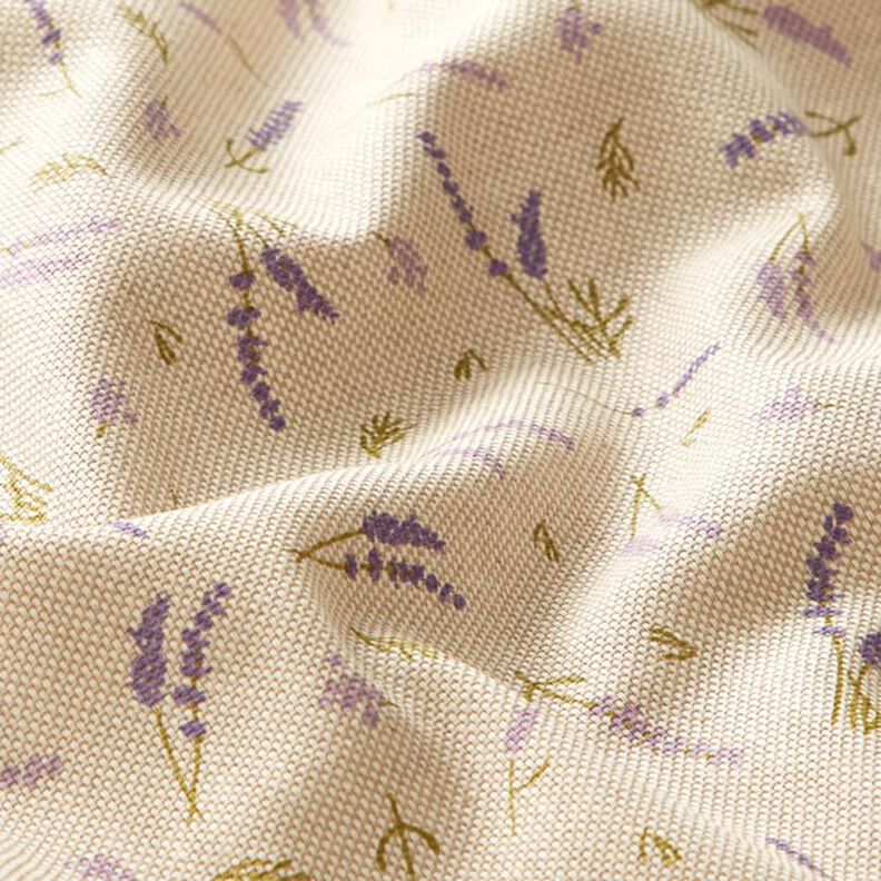 Decostof Half panama Lavendel – natuur/lavendel, image number 2