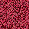 French Terry sommersweat Leeuw en bloemen – pink/oranje,  thumbnail number 1