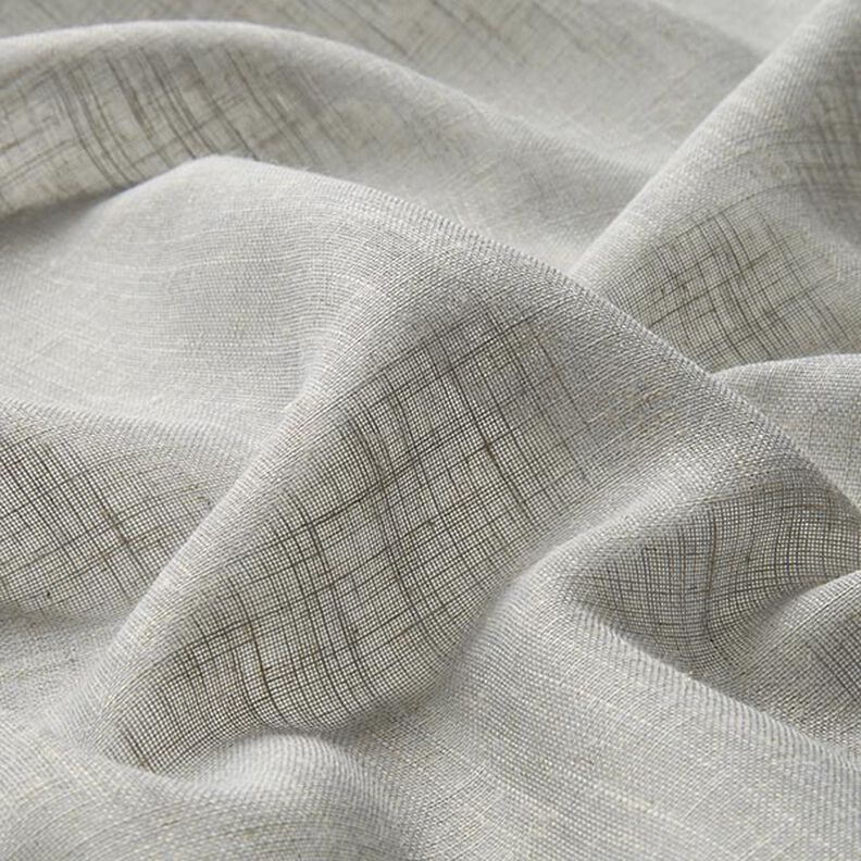 Gordijnstof voile linnenlook 300 cm – lichtgrijs,  image number 2