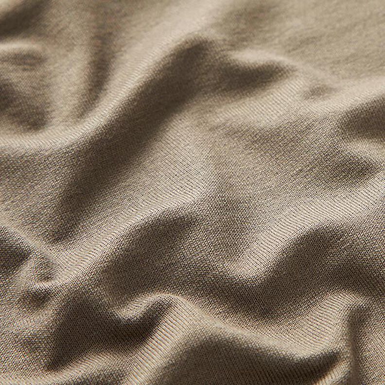 Viscose jersey licht – kaki, image number 3