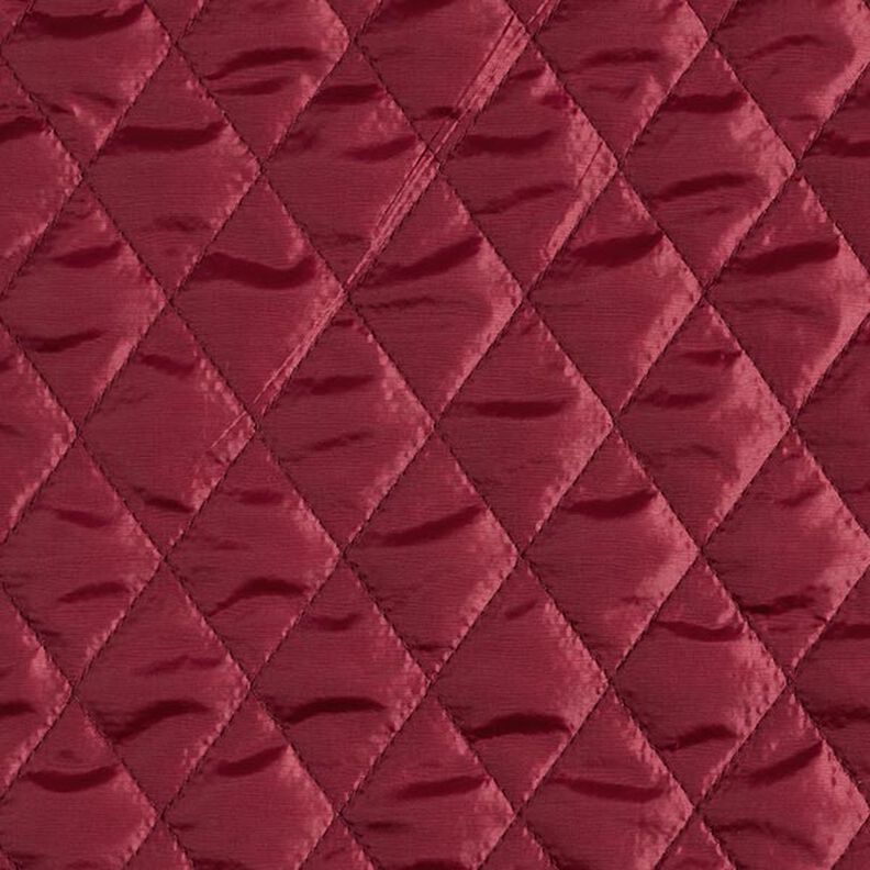 Gewatteerde voering Rhombus – bordeauxrood,  image number 1