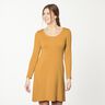 Katoenjersey medium effen – currygeel,  thumbnail number 4