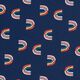 Badpakstof abstracte regenbogen – marineblauw,  thumbnail number 1