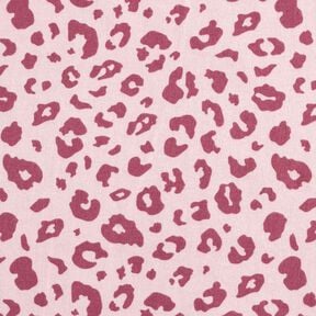 Katoenjersey Luipaardprint &ndash; roze/pink, 