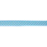 Webband Chambray Stippen – licht turkoois,  thumbnail number 1