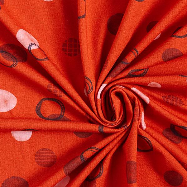 GOTS Katoenjersey Punten | Tula – terracotta, image number 3