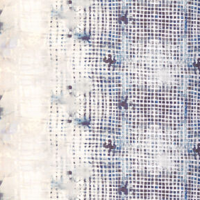 GOTS Katoenen batist Randstofruiten met kleurverloop | TCC x LOOKS by Wolfgang Joop – marineblauw, 