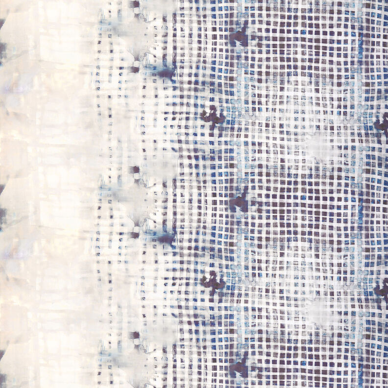 GOTS Katoenen batist Randstofruiten met kleurverloop | TCC x LOOKS by Wolfgang Joop – marineblauw,  image number 1