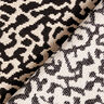 Meubelstof jacquard abstract luipaardmotief groot – zwart/zand,  thumbnail number 4