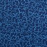Viscose crêpe abstracte bloemen – marineblauw/koningsblauw,  thumbnail number 1