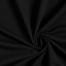 Licht katoenen sweatstof effen – zwart,  thumbnail number 1