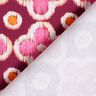 Decostof Canvas Borduurwerklook – bordeauxrood/pink,  thumbnail number 4