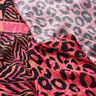 Viscose Voile Leeuw en bloemenrandontwerp Panel – pink/oranje,  thumbnail number 8
