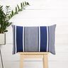 Outdoorstof Canvas Strepen – marineblauw/wit,  thumbnail number 9