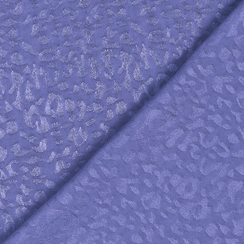 Viscosestof luipaardpatroon – blauwlila,  image number 6
