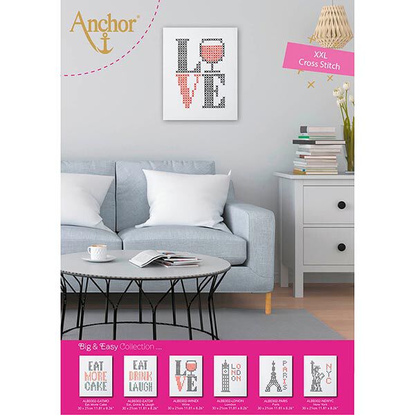 Borduurset voor beginners Wine Love, image number 1