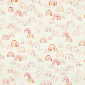 Mousseline/dubbel gehaakte stoffen kleurrijke regenbogen Digitaal printen | Poppy Fabrics –, 