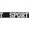 Elastiek sport – zwart/wit,  thumbnail number 1