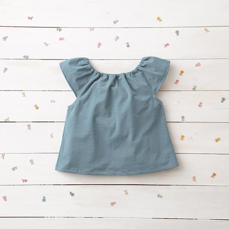 Katoenjersey medium effen – duifblauw,  image number 7