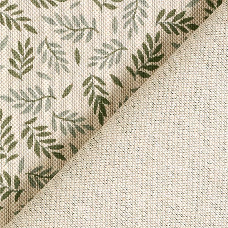 Decostof Half panama Delicate bladeren – natuur, image number 6