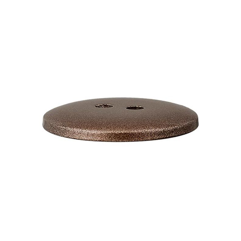 Polyester knoop Metallic 2-gats – bruin, image number 2