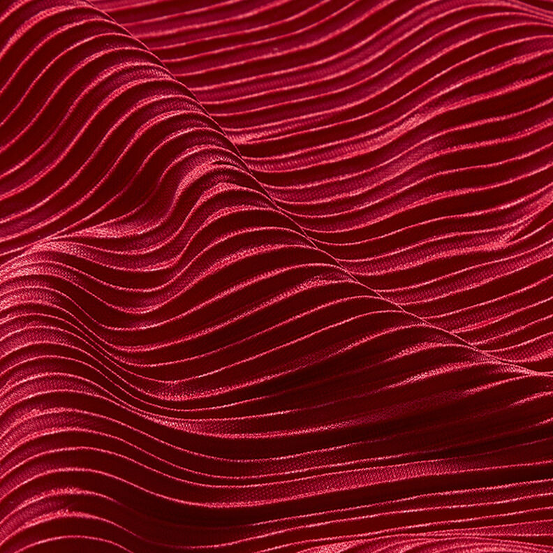 Jersey plissée – rood,  image number 2