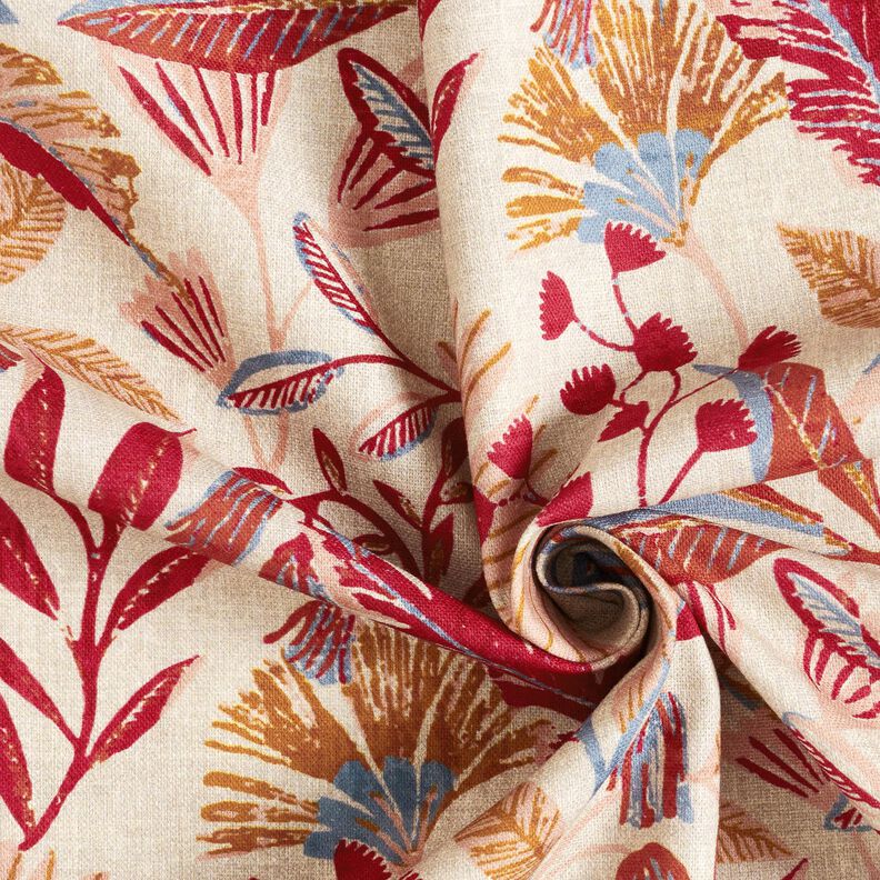 Decostof Half panama Flora – natuur/bessen,  image number 3