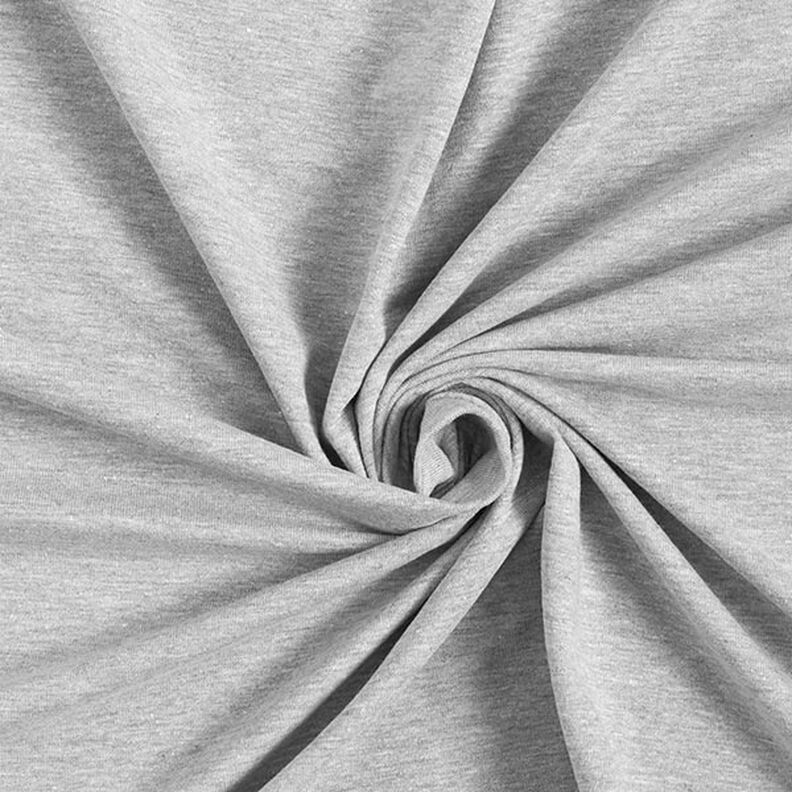 Katoenjersey medium mix – lichtgrijs,  image number 1