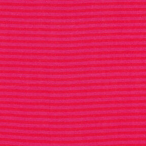 Boordstof Rondgebreide strepen – vuurrood/intens roze, 