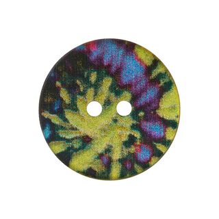 Parelmoerknoop 2-gats  – kleurenmix, 