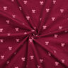 Babyrib geborduurde strikken | Poppy Fabrics – karmijnrood,  thumbnail number 3