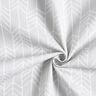 Decostof Half panama Pijlmotief – lichtgrijs,  thumbnail number 5