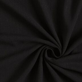 Viscose-linnen-stof – zwart, 