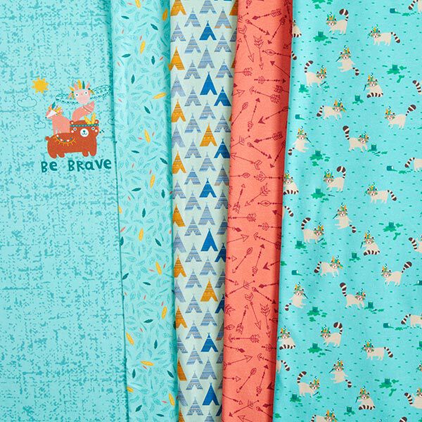 Sweatshirt geruwd Pijlen | PETIT CITRON – kreeft/roestrood, image number 9