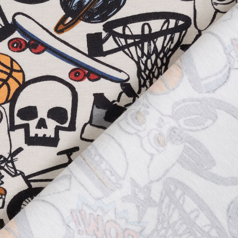 Katoenjersey Cool Stuff | by Poppy licht taupe, image number 4