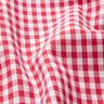 Katoenen stof Vichy ruit 0,5 cm – rood/wit,  thumbnail number 2